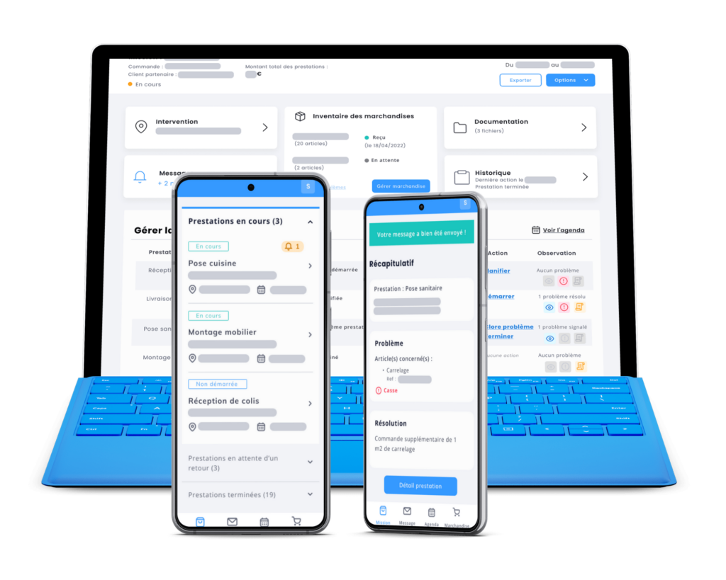 Ecran de DiwLi - Centre de notification